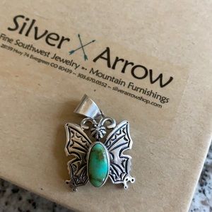 Silver and Turquoise Pendant